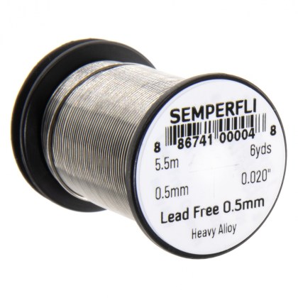 Lead Free Heavy Weighted Wire Semperfli drut bez ołowiu do dociążania much